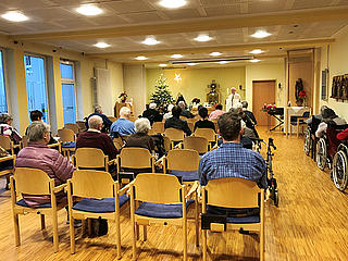 Adventliche Feier im Alten- und Pflegeheim St. Martin Ochtendung